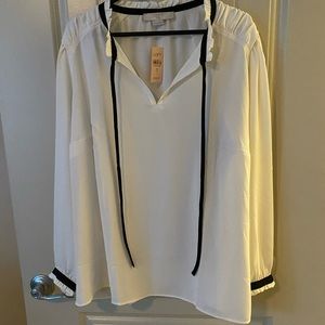 NWT Loft size 20 white blouse